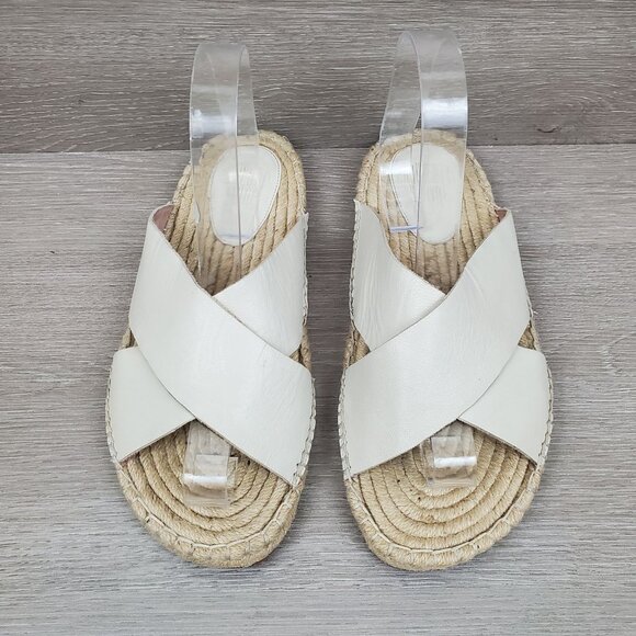 Charlotte Stone open toe criss cross espadrilles - Picture 4 of 10